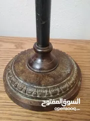  11 ثريا انتيك من النحاس والسيراميك الفرنسي رسم يدوي+تيبل لامب نحاسي عدد2