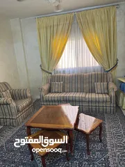 15 طقم كنب خشب كامل جيد  جديد مرتب