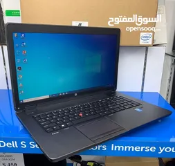  2 لابتوب الوحش HP ZBOOK ، شاشة عملاقة 17.3، كارت شاشة خارجي للإلعاب ، كور i7 ، رام 8 كيكا ، SSD 256