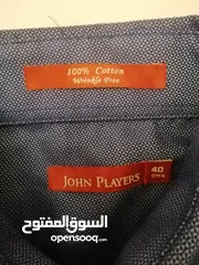  8 قميص اجاني من بريطانيا غير ملبوس نوعه john players مقاس M او 40 قطن 100% بسعر مغري ، الموقع عمان