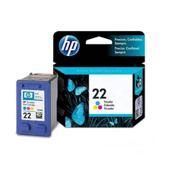  3 HP 22 Color Original Inkjet Advantage Cartridge For Deskjet 3920.3940.1360.1460.1560.2360.380.2180