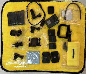  3 GoPro 6 used few times,3 Battries,GoPro Casing,lots of Accessories