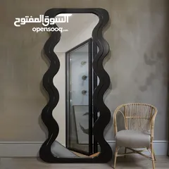  5 مرايا ستاند بإطار مخملي فاخر