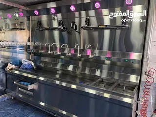  12 حوض تعبئة و تعقيم قوارير مياه 20 لتر 5 جالون ستانليس ستيل