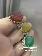  12 للبيع خاتم منقوش علية اية قرآنية