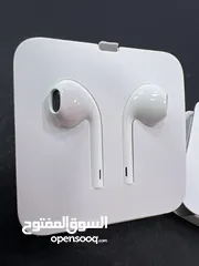  2 HeadSet Apple Original 100% سماعات ايفون الاصلية لاجهزة ايفون من 7 حتى  اصلي 100 الآيفون 14 برو ماكس