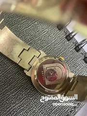  6 ساعة dmax رجالية فضي و ذهبي عقارب عادية