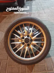  1 bmw 18 inch rims with tires رنجات 18 م مع التواير
