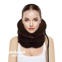  8 مخدة رقبة الهوائيه نفخ مخمل لاستقامه الفقرات و معالجة الام الرقبة مخده رقبه بالون الرقبة مسند مخدة