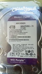  1 Western Digital Purple جديد مساحة 4 تيرا بايت