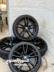  9 جنوط 19 انش لل بي ام دبليو وكاله  اصليات من الشركه مع كواشيكهم  للبيع  بسعر طري bmw