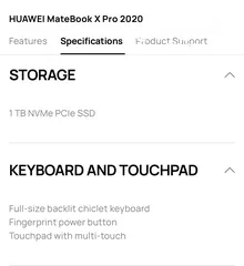  6 لابتوب هواوي HUAWEI MateBook X Pro 2020