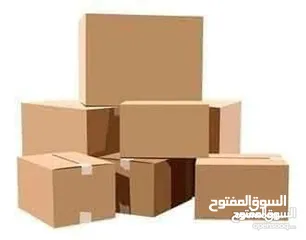  4 رولات تغليف للبيع بعمان/ كراتين للشحن ونقل العفش لضب الزجاج