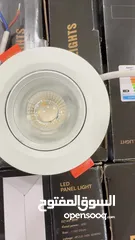  6 اضاءة سبوت لايت عدد 15 حجم 3 انچ بحالة ممتازة