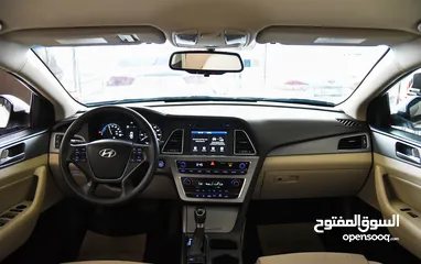  12 Hyundai Sonata Hybrid 2017 هيونداي سوناتا بحالة الوكالة