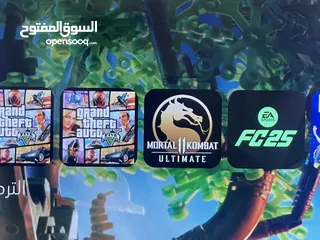  11 ........................بلايستيشن 5 مستعمل في حاله ممتازه للبيع مع ايدتين و 10 العاب سي دي و حساب