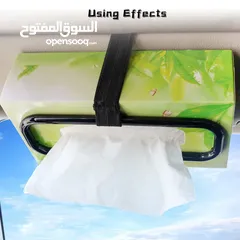  3 حامل مناديل مرن للسيارة، مصنوع من راتنج ABS، يناسب جميع السيارات، علبة مناديل متينة لحامل الشمس ومقع