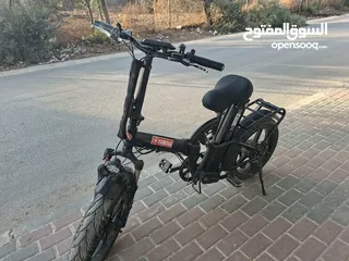  5 دراجه كهربائيه عجل عريض 48 فولت21 امبير