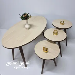  11 طاولات وسط نظام تركي  4 قطع     العرض لفتره محدوده سارع بالطلب