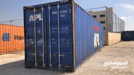  2 حاويات فارغه للبيع كونتينرات