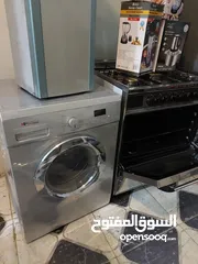  3 بكج عرسان مستعمل 7 قطع  ثلاجه 22قدم نوع ناشونال  غاز يونفيرسال ايطالي مجدد كامل 5 عيون غساله ناشونال