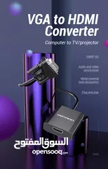  4 تحويلة Vention VGA To HDMI Converter