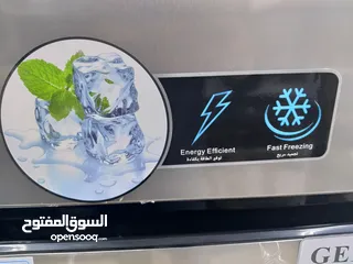  6 ثلاجة جنرال ديلوكس حجم 420لتر لون سلفر توفير كهرباء