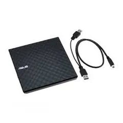  5 DVD -ASUS-EXTERNAL SLIM \ DVD- RW  سي دي روم  خارجي  لقراءة اقراص الكمبيوتر 