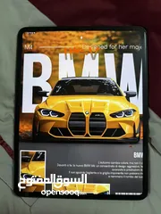  1 ايباد m4 13 inc مشحون 5 مرات ولاشي فيه مفتوح كرتونه الجهاز