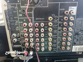  6 مضخم صوت نوع بايونير مسرح منزلي 7.1 Pioneer model VSX-D1011 نظام مسرح منزلي صوت محيطي