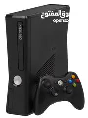  1 جهاز Xbox360 الجهاز نظيف وكالة مع كامل اغراضه