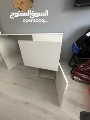  5 مكتب خشبي أبيض