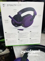  4 Headseat tutle beach stealth 600 سماعة لاسلكية