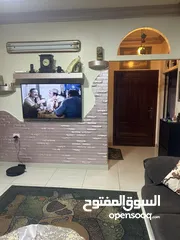  3 شقة ارضي معلق للبيع مجددة