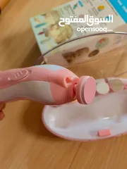  3 مبرد أظافر كهربائي للأطفال الحل الأمثل لمشكلة أظافر الأطفال  يحتوي على 6 رؤوس متعددة .