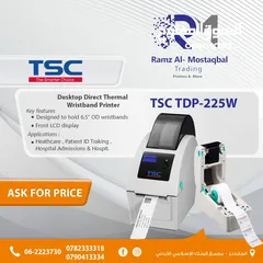  3 طابعات ليبل و باركود  TSC TSC BARCODE LABEL PRINTER & REST BAND PRINTER