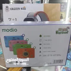  3 تابلت Modio  جديد 7 انش 128g 4ram مكفول سنة متوفر توصيل