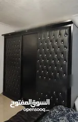  7 غرفة نوم كاملة لون اسود king size تفصيل خشب لاتيه 18