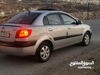  3 كيا ريو برايد 2008 هايبرد بحالة الوكاله