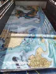  11 الواح بديل الرخام الصناعي  3D رسومات حقيقية 100 في 100