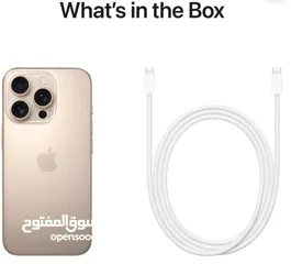  1 ايفون 16 برو ماكس 256 قيقا بايت شرق اوسط iPhone 16 pro max 6.9′′ 256GB Desertا Titanium