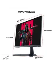  5 شاشة koorui حجم 24 و 170hz الأقوى للألعاب بسعر حرق وكفالة سنة