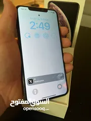  10 ايفون xs max للبيع بحالة الوكالة مع كرتونتو الاصلية