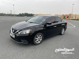  5 Nissan sentra  2017 Full option  v4  / 23000 / aed  perfect condition