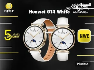  1 جديد ساعة هواوي جي تي 4 ابيض /// huawei gt4 41m white