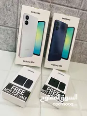  7 جهاز جديد بالكرتونة Samsung A06 رام 12 جيجا 128 مكفول سنة هدية كفر ولزقة وشاحن الاصلي متوفر توصيل