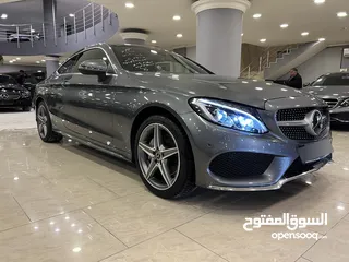  8 Mercedes c200 coupe 2018 2.0L بنزين designo