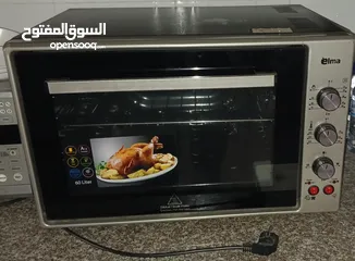  1 فرن كهربائي  سعة 60 لتر