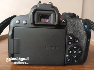  3 كاميرة كانون 800d استعمال شخصي بحال الوكالة للبيع