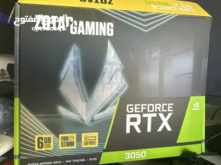  1 rtx 3050 6 gb used only 2 days كرت شاشه.  graphics card